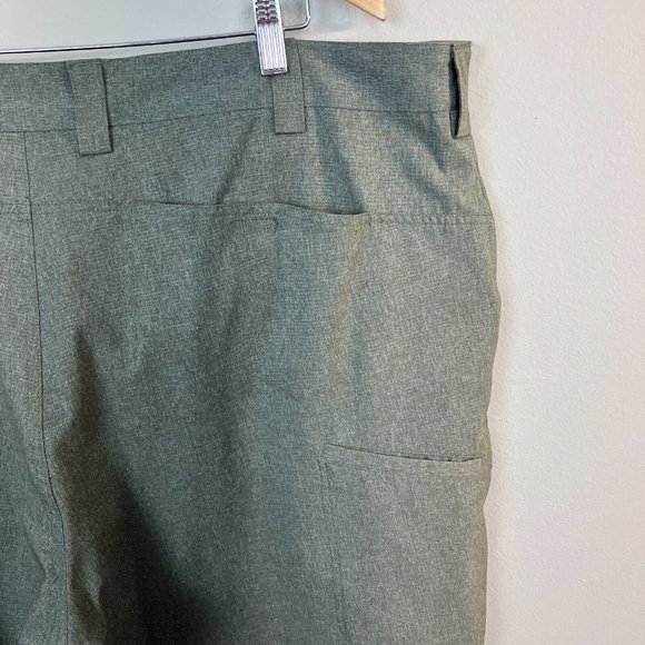 Duluth Trading Co Shorts Mens 44 DuluthFlex Breezeshooter 11" Shorts Green - Picture 8 of 12